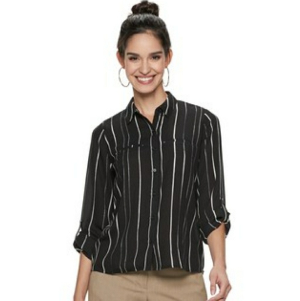 NWT - Kohl's Apt. 9 Blouse - Perfect for Spring!